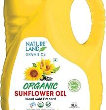 Natureland Organics Sunflower Oil 5 Ltr - Cold Pressed