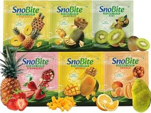 Snobite Ultimate Freeze Dried Fruit Pouch Bundle | Variety Pack of 6 | Healthy Snack | 100% Natural, Gluten-Free, No Added Sugar | Crunchy Fruit Snacks for Kids and Adults