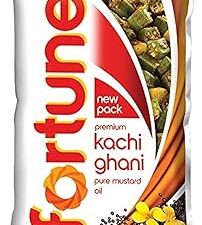 Fortune Premium Kachi Ghani Pure Mustard Oil, 1 ltr pouch