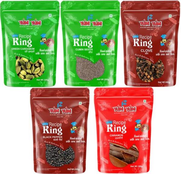 YUM YUM Daily Needs Whole Spices 800g (Hari Ealichi, Je...