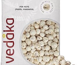 Amazon Brand - Vedaka Fox Nuts | 200 G | No Added Artificial Flavours | No Added Preservatives | Phool Makhana