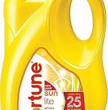 Fortune Sunlite Refined Sunflower Oil, 4.35 Kg Jar