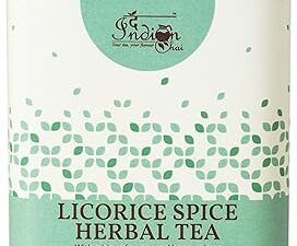 The Indian Chai - Licorice Spice Herbal Tea 100 grams with Vanilla, Orange Peel, Clove, Ginger etc for Immunity, Supports Digestion, Helps Relieve Stress