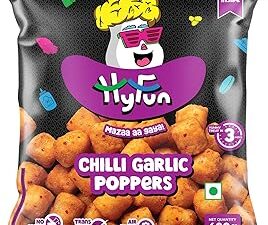 Hyfun Chilli Garlic Poppers, 400 Gram