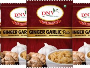 DNV Fresh Ginger Garlic Paste for Cooking 100gm, Pack o...